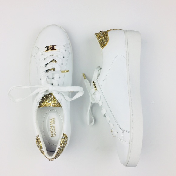 michael kors irving glitter sneakers